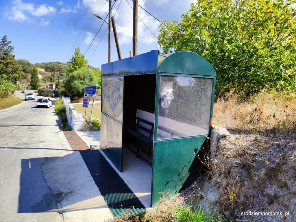 przystanek green bus Agios Georgios Pagon Korfu